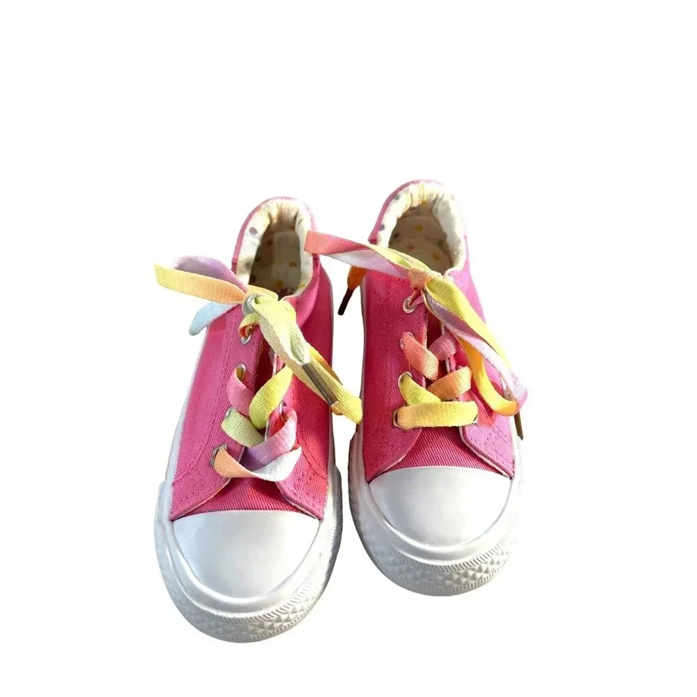 Balloons Toddler Girls Sneakers/Shoes Pink Multicolored Rainbow Colors Size 9